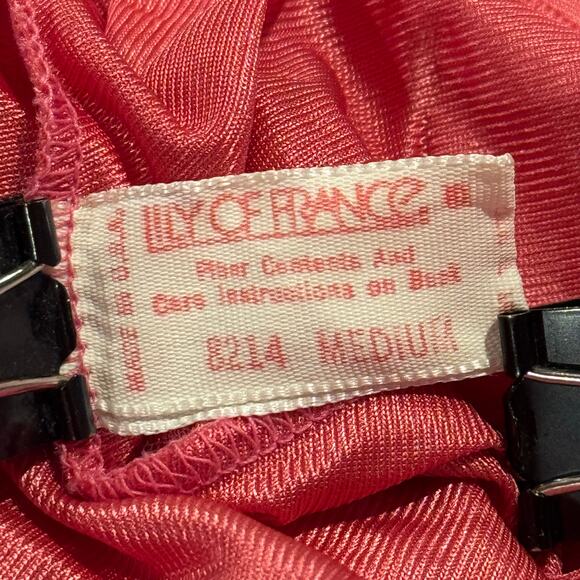 Vintage Robe Nightgown Slip Dress Coquette Romantic Balletcore Lace Pink Size PM - Picture 9 of 16